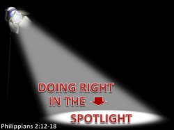 Doing Right In The Spotlight
