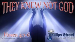 They Knew Not God