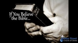 If You Believe the Bible