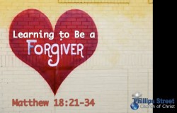 Learning To Be A Forgiver