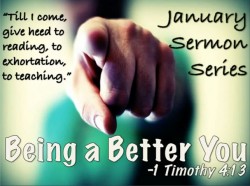 Be An Encourager- Part 1